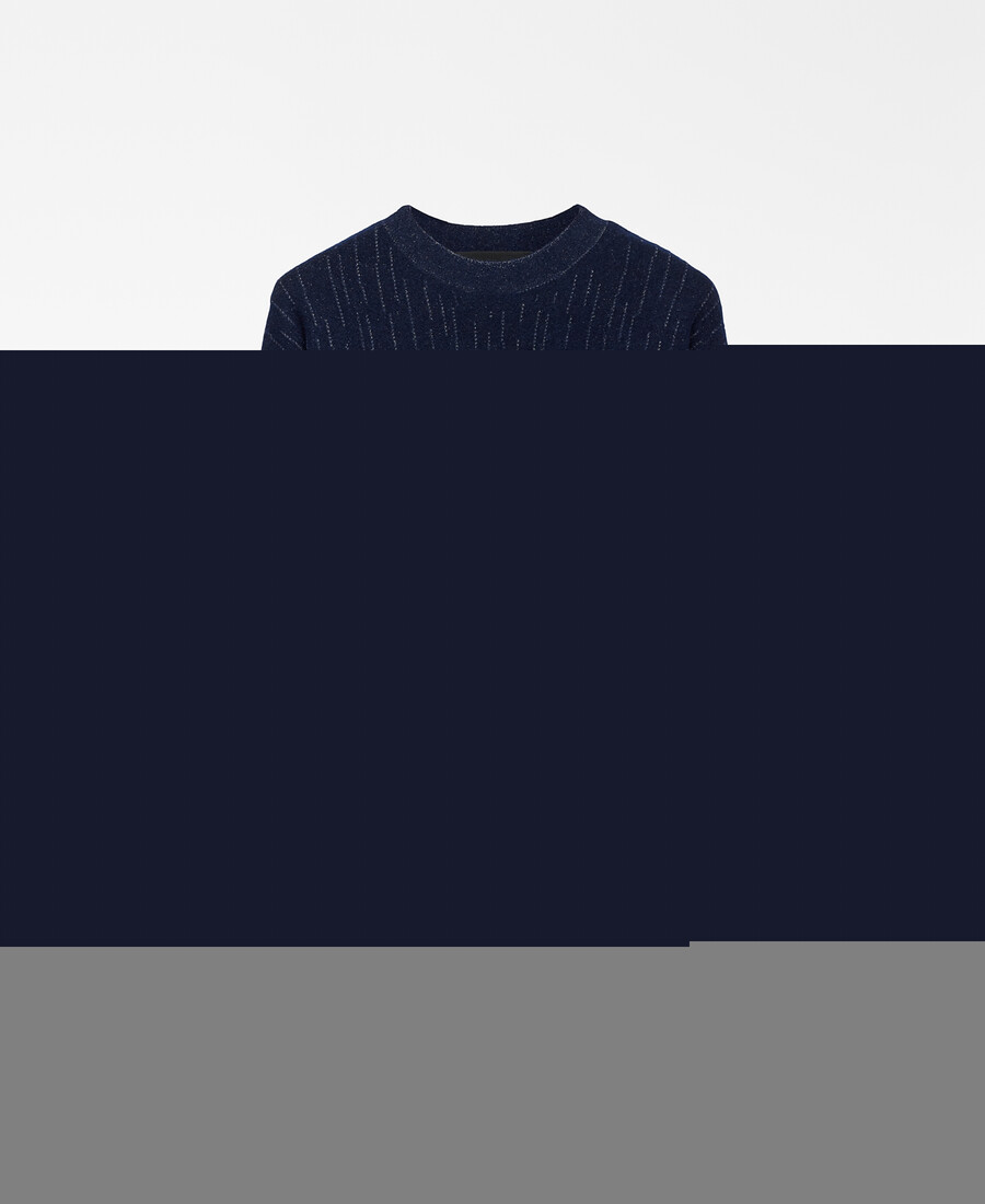 knit striped sweater man