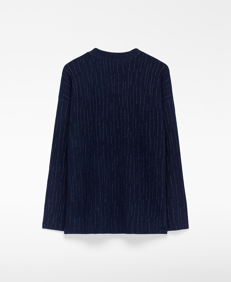 knit striped sweater man
