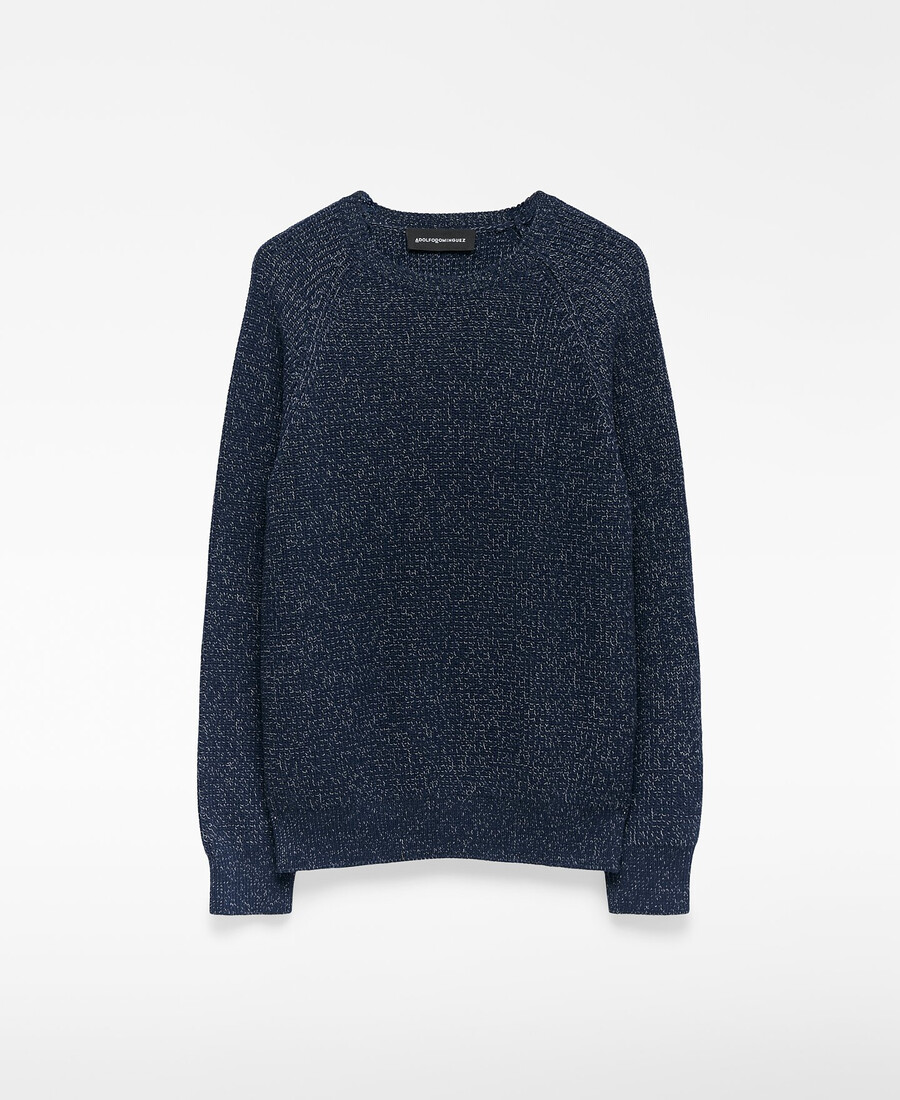 organic cotton heathered sweater man