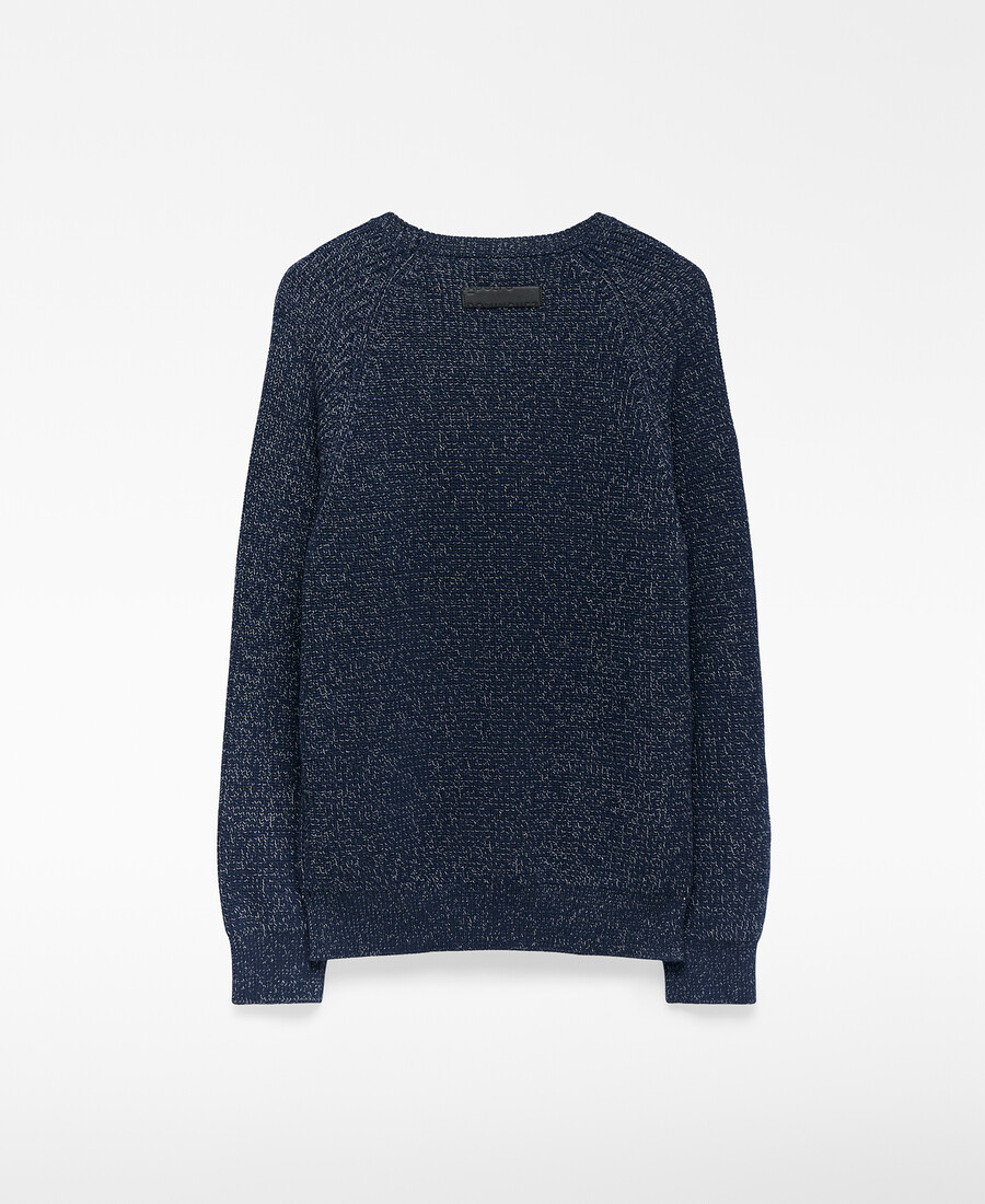 organic cotton heathered sweater man