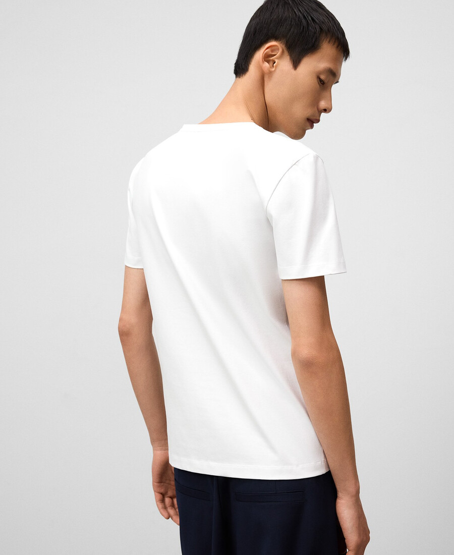 organic cotton slim fit t-shirt man