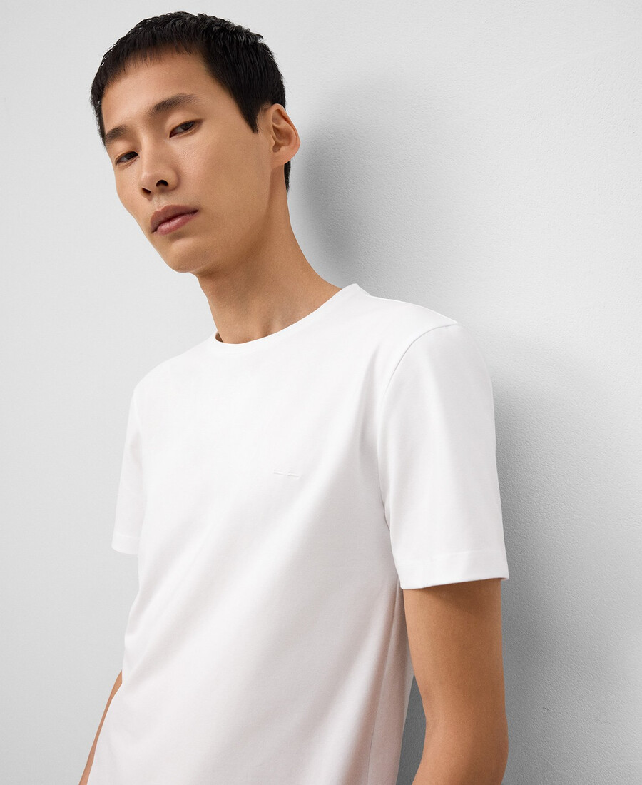organic cotton slim fit t-shirt man