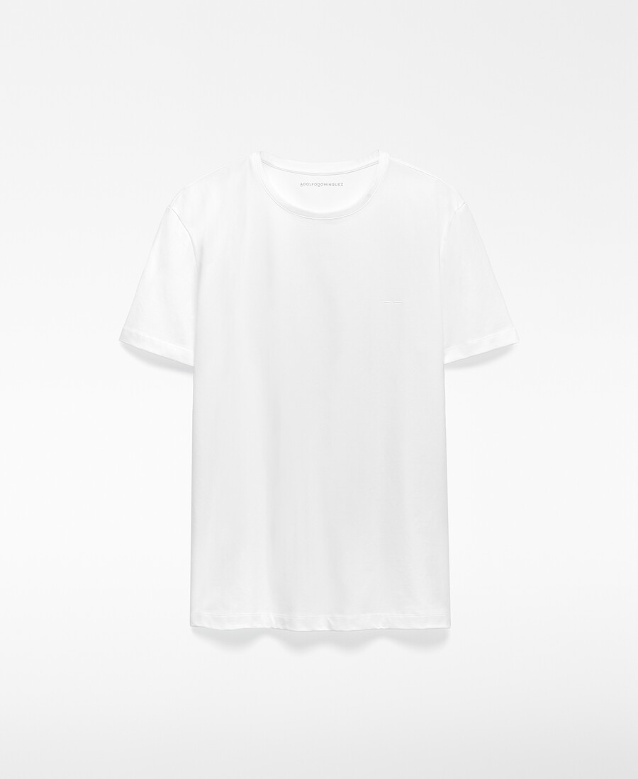 organic cotton slim fit t-shirt man