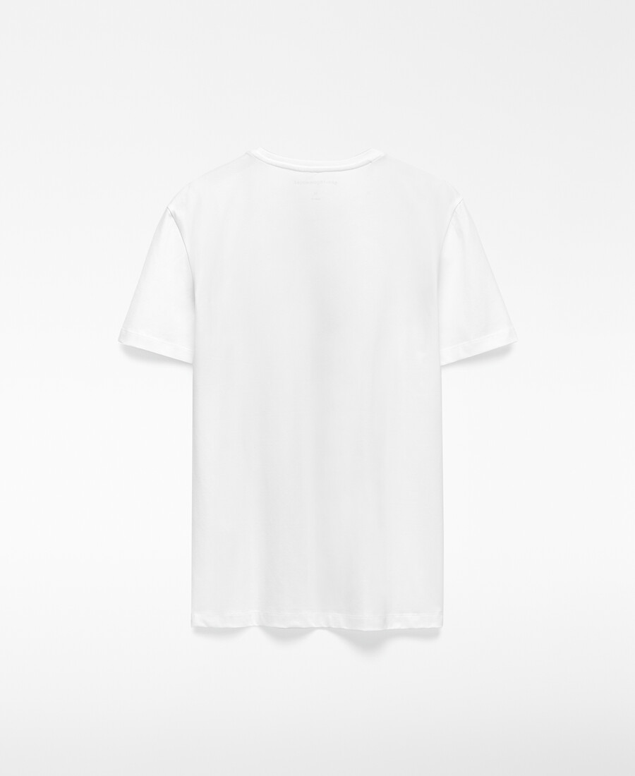 organic cotton slim fit t-shirt man