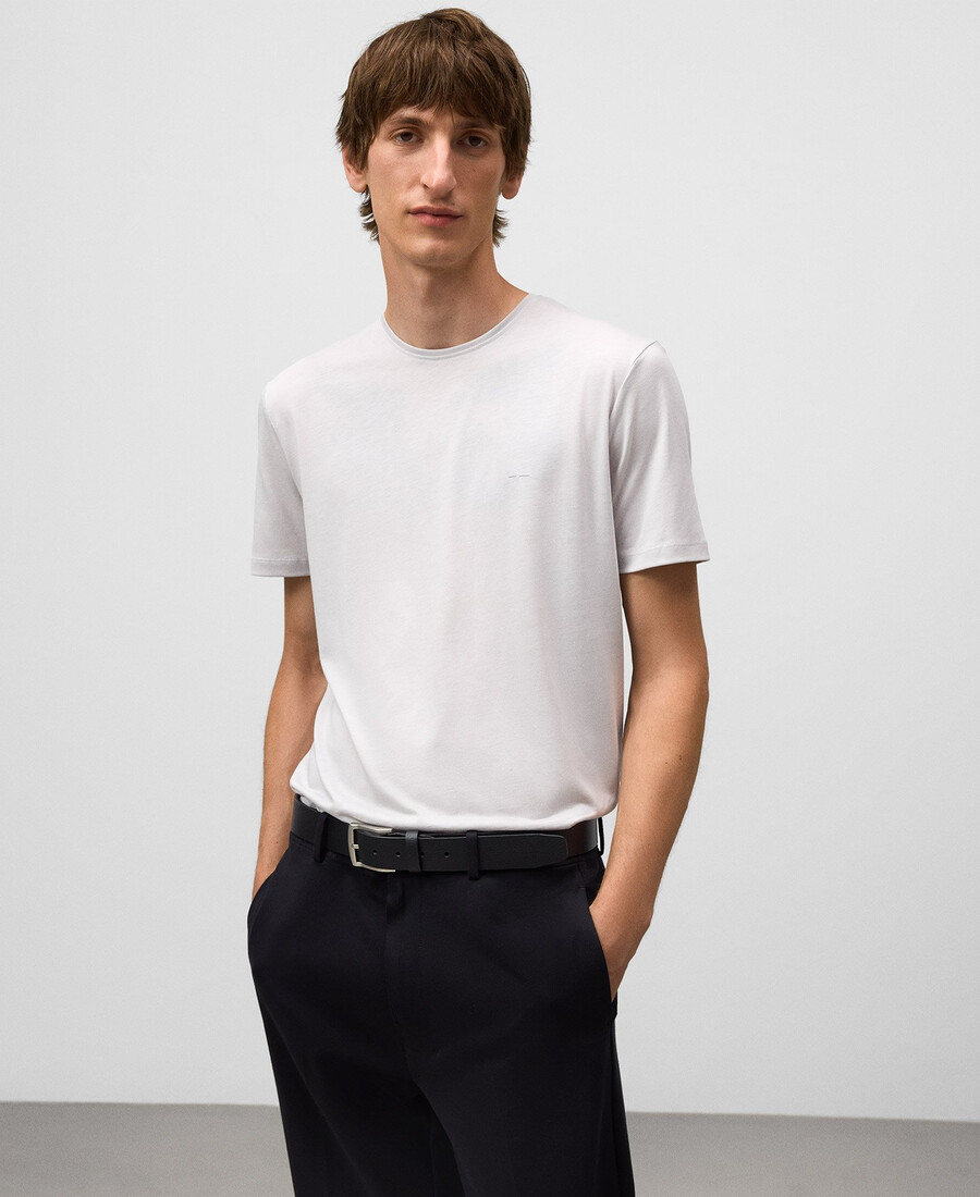 regular fit short sleeve t-shirt man