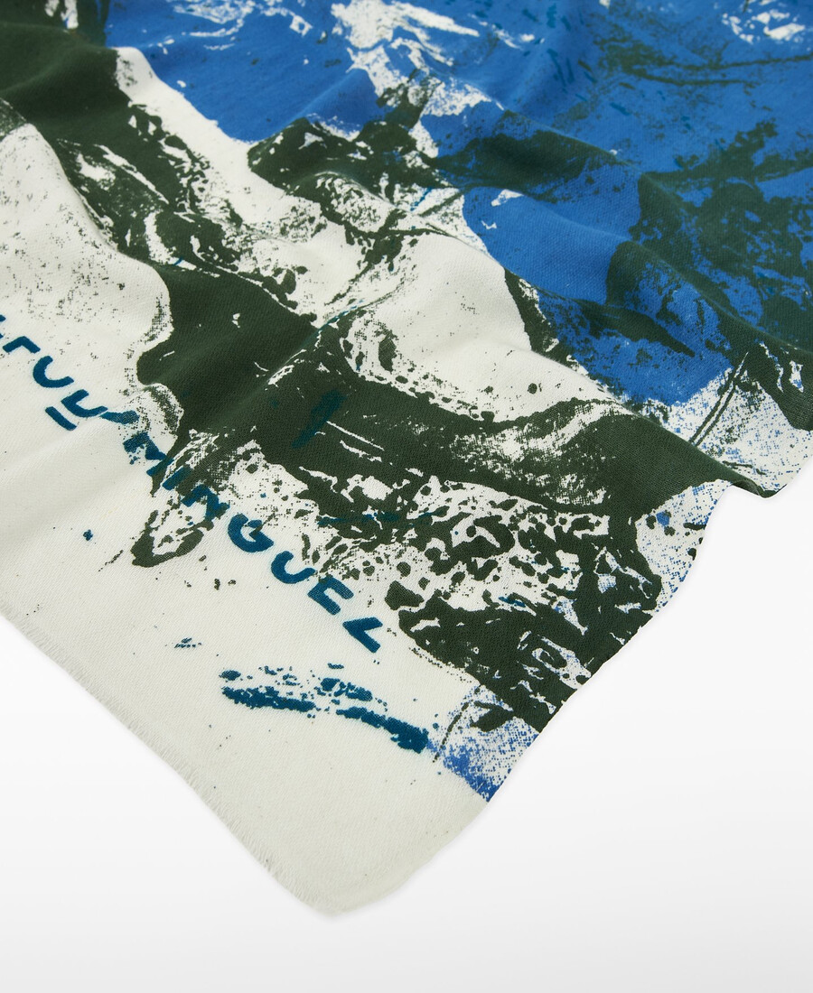 printed shawl woman