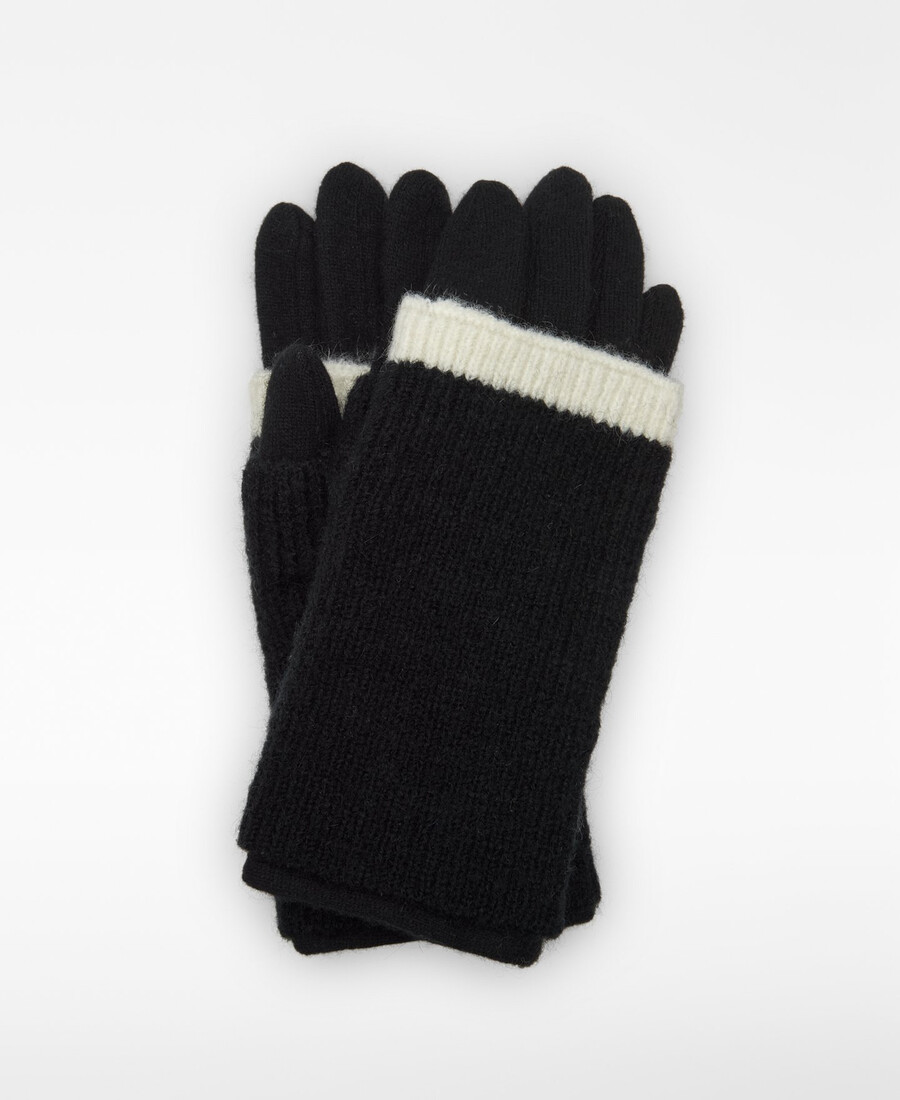 convertible knit gloves woman