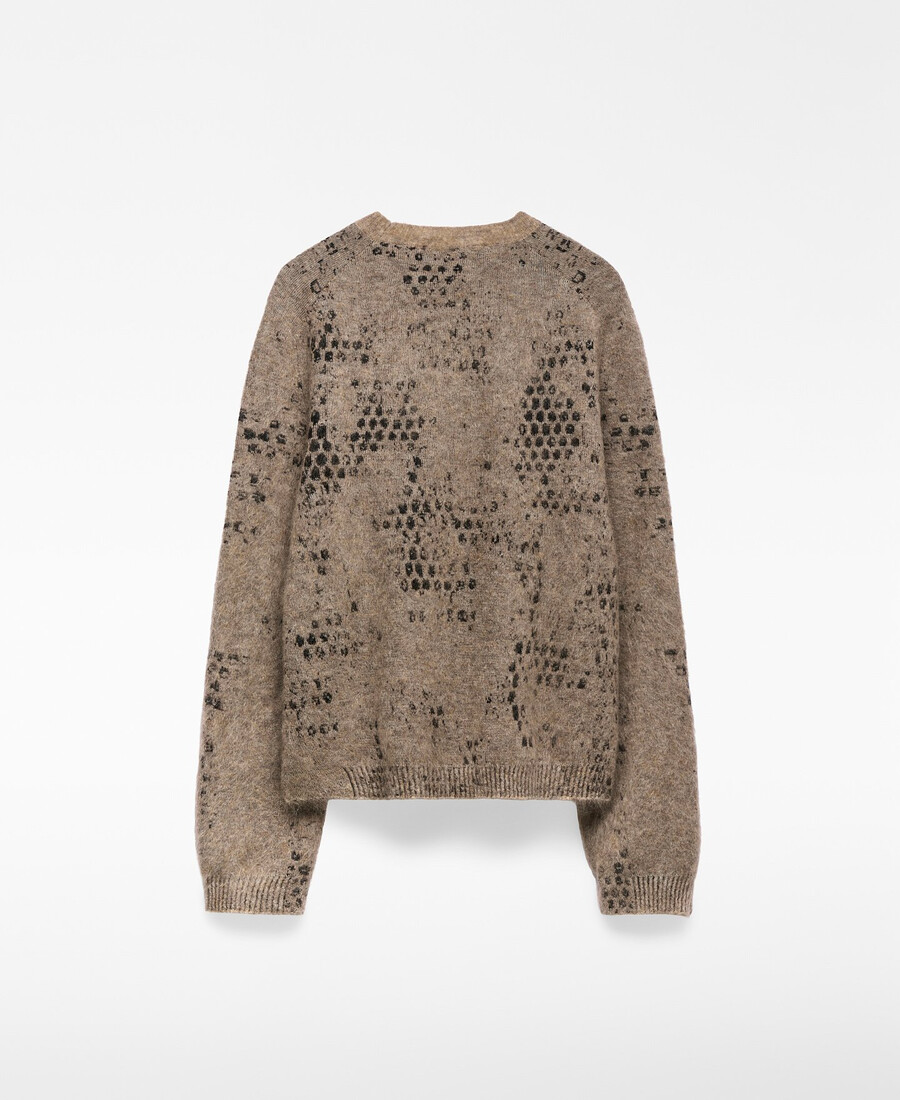 jacquard knit sweater woman